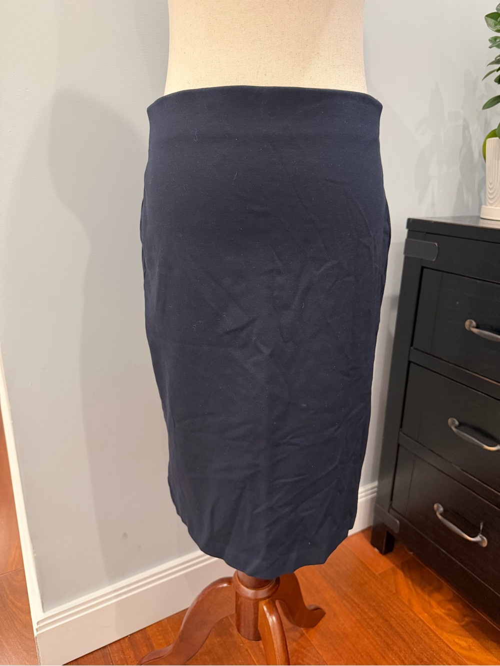 Philosophy Republic Navy Blue Stretch Pencil Skirt Size 8